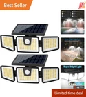 Solar Outdoor 2 Pack Led Motion Sensor Security Floodlights New. Price: $34.97.