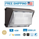 45W Led Wall Pack Light 5300 Lm 4000K Semi-cutoff Outdoor Security Bronze Slg New. Price: $79.00.