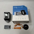 Ring Spotlight Outdoor Battery Powered Security Camera - Black Used. Price: $59.99.