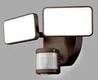 Heath Zenith HZ-5869-BZ Motion-sensing Hardwired Led Bronze Security Flood Light Open. Price: $49.90.
