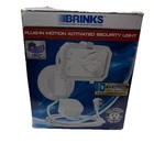 Brinks Plug Motion Activated Security Light Open. Price: $17.88.