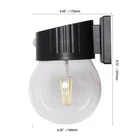 Westinghouse Solar Motion Sensor Wall Light - Black Finish 1PK New. Price: $46.23.