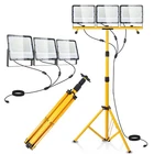 45000 Lumen Led Work Lights With Stand - 3 Head Portable On ... New. Price: $194.12.