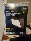 Commercial Electric 250W Equivalent Integrated Led Bronze Dusk To Dawn Wall Pack New. Price: $45.35.