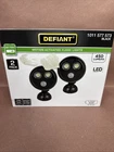 (2-PK) Defiant 120-DEG Motion Activated Integrated Led Flood Light Black Open. Price: $18.10.