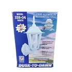 Prime Dusk Dawn Home Security Light Outdoor Wall Mount Lantern White 158-04 New. Price: $21.97.