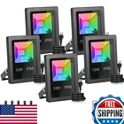 T-sun Christmas Led Mini Flood Light Outdoor, 10W Rgb Color Changing Waterproof New. Price: $69.32.