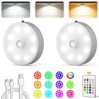 Under Cabinet Lighting Rechargeable Motion Sensor Puck Lights Remote 1500MA New. Price: $32.28.