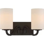 Nuvo Willow Light Vanity Fixture W/ White Glass, Aged Bronze 60-5902 New. Price: $79.98.