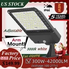 Arm Mount -commercial Led Parking Lot Lights Outdoor 300W Shoebox Area New. Price: $101.00.