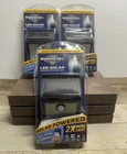 Lot Of 3 Bunker Hill Solar Powered Wall Mount Security Light Motion Activated New. Price: $49.99.