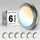 Asd 6 Pack Led Disk Lights Inch, 15W 5CCT 2700K-5000K 1245LM CRI90+, Dimmab... New. Price: $56.83.