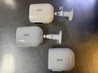 3PK Used Arlo Essential Wire-free Security Camera VMC2320W-111NAS. Price: $60.00.