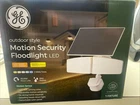 Ge Solar Motion Sensor Led Flood Light 1800LM 2-HEAD Adjustable Wet Rated New. Price: $39.60.