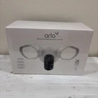 Arlo Wired Floodlight Camera Home Security With 2K Video Nib Sealed New. Price: $135.00.