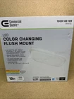 Commercial Electric Square Led Closet Light Fixture 1100LM 12" 1009 183 189 New. Price: $22.67.
