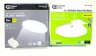 Lot Of Commercial Electric 12IN. Motion Sensing Flush Mount 1000 Lumens 4000K Open. Price: $48.99.