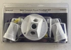 Sigma Electric Metal Complete Round Floodlight Kit Hardwired # 16795WH New. Price: $26.99.