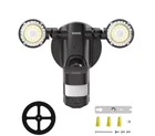 Sansi 300W Equiv Black Motion Sensing Dusk Dawn Integrated Led Flood Light Open. Price: $27.49.