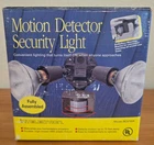 Intelectron Motion Detector Security Light- New W/ Box Open. Price: $20.00.
