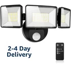 7500LM Led Security Motion Sensor Outdoor Lights, Adjustable 3 Head New. Price: $39.99.