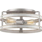 Progress Lighting Gulliver Collection 2-LIGHT Whitewashed Farmhouse Flush Mount Open. Price: $80.10.
