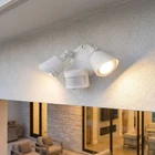 Multi Color-temp 2-LIGHT Led Motion Sensored Double Flood In White New. Price: $72.00.