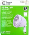2 - Commercial Electric Led 1100 Lumens Hardwired Metal Spot Lights White New. Price: $38.99.