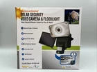 Motion-activated Solar Security Video Camera & Floodlight High Quality Maxsa New. Price: $49.99.