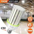 Kukuppo 100W 480V Led Corn Bulb Warehouse Garage Shop Gym High Bay Lights New. Price: $79.59.