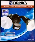 Brinks 180-DEGREE -2 Head Motion Activated Security Light Black Finish New. Price: $15.00.
