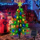 4FT Solar Christmas Tree Decorations Outdoor, 250 Branch Small Xmas... New. Price: $57.81.