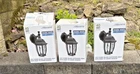 Lot Of 3 Maxxima Outdoor Wall Lantern Lights Nib Dusk Dawn Sensor 40W New. Price: $45.99.