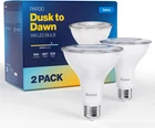 Sunco 2 Pack PAR30 Led Dusk To Dawn Bulbs, 850 Lumens, 11W, 5000K Daylight New. Price: $30.38.