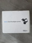 Blink Floodlight Camera Hardwired Black Outdoor New. Price: $250.00.