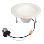 Bulbrite 12W Led 4" High Lumen Downlight Retrofit White Round Dimmable New. Price: $12.99.
