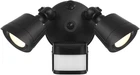 1500 Lumen Motion Sensing Led Double Flood Light - 22W Equivalent, Black New. Price: $61.99.