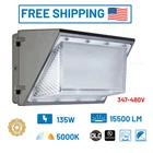 135W Led High Voltage Wall Pack 347-480V 15550 Lm 5000K Large Security Light Slg New. Price: $145.00.