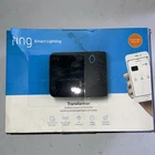 Ring Smart Lighting Low Voltage Transformer Black (12V-15V, 200W) New Open. Price: $35.00.