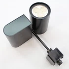 Nora Lighting Black Robo H-style Cylindrical Led Track Head 3000K NTE-820L30F9B Open. Price: $123.49.