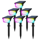 T-sunus Solar Spotlights Outdoor Waterproof IP65, 10 Led Rgb Color Changing L... New. Price: $77.01.