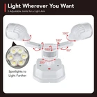 Orein Motion Sensor Flood Lights, 450 Dimmable, OL3600140 - White (hardwired) Used. Price: $31.71.