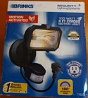 Brinks Motion Activated Security Light 8FT Corded 1700 Lumens Open. Price: $12.50.