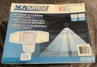 Sunforce Triple Head Solar Motion Activated Light 180 Led / 1200 Lumens 709888 Open. Price: $30.00.