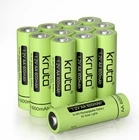 Kruta Rechargeable Aa Battery For Outdoor Solar Lights, 12 Pack 1.2V Nimh 600MAH New. Price: $18.26.