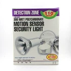 Designers Edge L-990 White 300 Watts Par Flood 110 Motion Sensor Security Light New. Price: $24.95.
