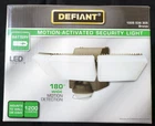 Defiant Bronze Triple Battery Motion Sensor Outdoor Integrated Led Flood Lights New. Price: $39.78.