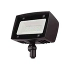 Commercial Electric Bronze Outdoor Led Flood Light, 5000 Lumens, Dusk-to-dawn Open. Price: $47.99.