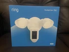 Ring Floodlight Wired Plus Surveillance Camera - White New. Price: $125.00.