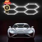 Hyperlite Gen 2 Hexagon Garage Lights: 168W 16800LM 5 Grids Hex, White New. Price: $94.98.